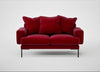 Torrington 2 Seater Sofa Smart Luxe Velvet Mulberry