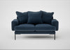 Torrington 2 Seater Sofa Boucle Velvet Space