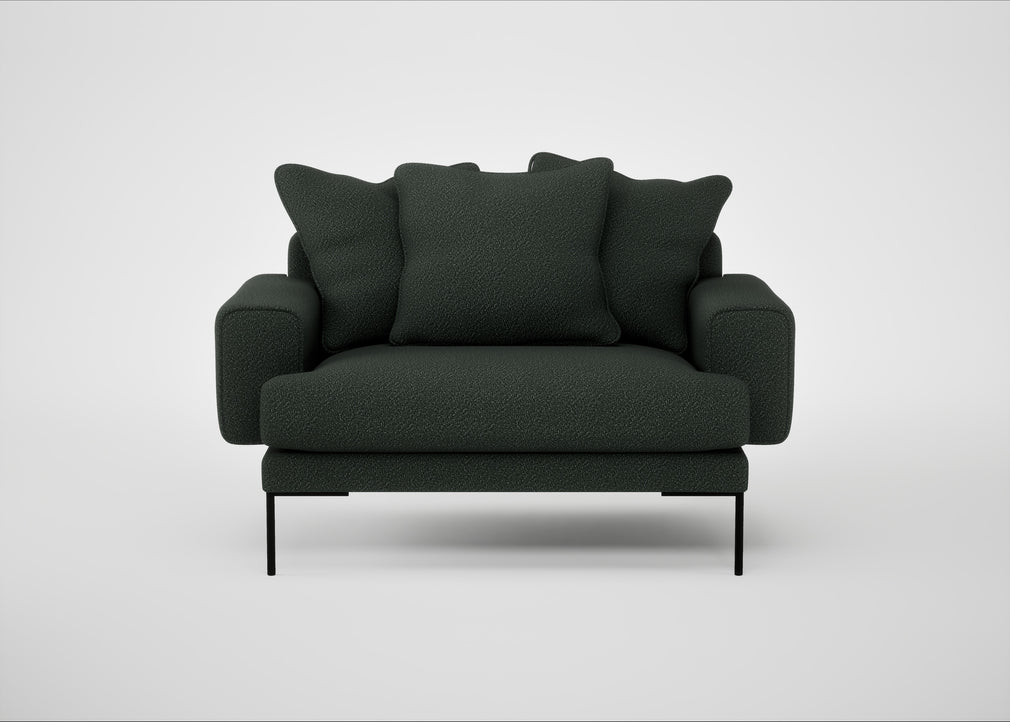 Torrington Loveseat Boucle Fern
