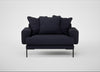 Torrington Loveseat Boucle Indigo