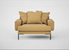 Torrington Loveseat Boucle Tweed Citrine