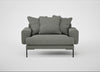 Torrington Loveseat Boucle Tweed Lapis