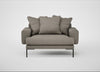 Torrington Loveseat Broad Weave Pebble