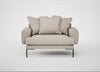 Torrington Loveseat Broad Weave Putty