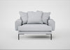 Torrington Loveseat Broad Weave Tin
