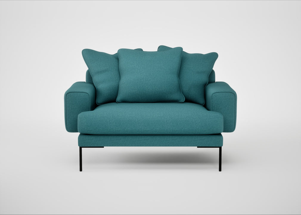 Torrington Loveseat Brushed Cotton Cadet