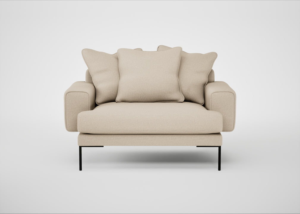 Torrington Loveseat Brushed Cotton Oat