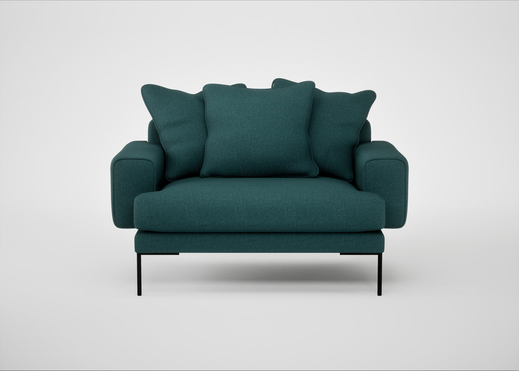 Torrington Loveseat Brushed Cotton Pine