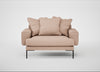Torrington Loveseat Capelo Linen-Cotton Rosedale