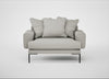 Torrington Loveseat Melton Wool Limestone