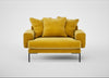 Torrington Loveseat Smart Luxe Velvet Canary