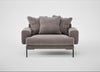Torrington Loveseat Smart Luxe Velvet Mushroom