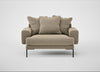 Torrington Loveseat Boucle Velvet Rocky