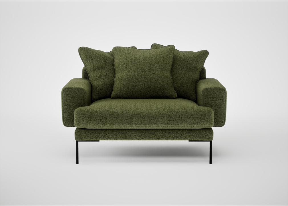 Torrington Loveseat Boucle Velvet Wilder