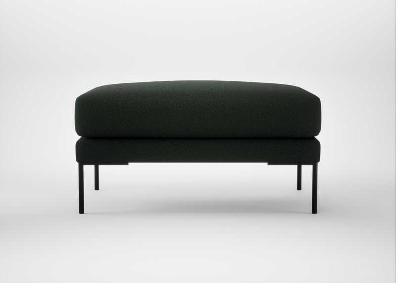 Torrington Ottoman Boucle Fern