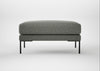Torrington Ottoman Boucle Tweed Lapis