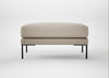 Torrington Ottoman Broad Weave Putty