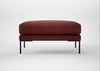 Torrington Ottoman Capelo Linen-Cotton Etruscan Red