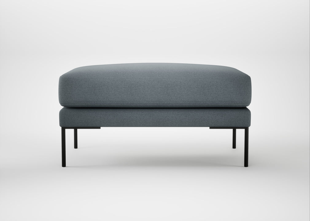 Torrington Ottoman Capelo Linen-Cotton Mineral