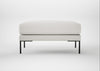 Torrington Ottoman Capelo Linen-Cotton Sea Salt