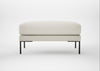 Torrington Ottoman Chunky Boucle Ecru