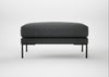 Torrington Ottoman Melton Wool Granite