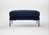 Torrington Ottoman Melton Wool New Navy