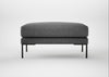 Torrington Ottoman Melton Wool Shale