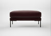 Torrington Ottoman Smart Luxe Velvet Acorn