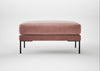 Torrington Ottoman Smart Luxe Velvet Dusky Pink