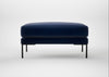 Torrington Ottoman Smart Luxe Velvet Midnight