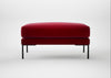 Torrington Ottoman Smart Luxe Velvet Mulberry