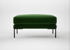 Torrington Ottoman Smart Velvet Forest