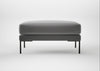 Torrington Ottoman Smart Velvet Mercury
