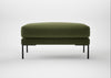 Torrington Ottoman Boucle Velvet Wilder