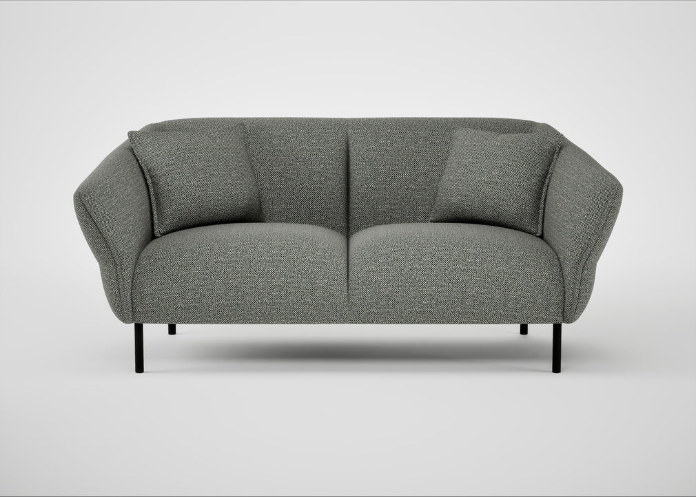 Alto 2 Seater Sofa Boucle Tweed Lapis