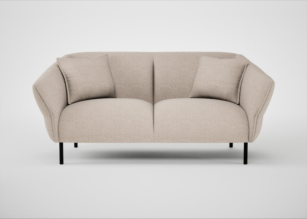 Alto 2 Seater Sofa Boucle Tweed Pearl