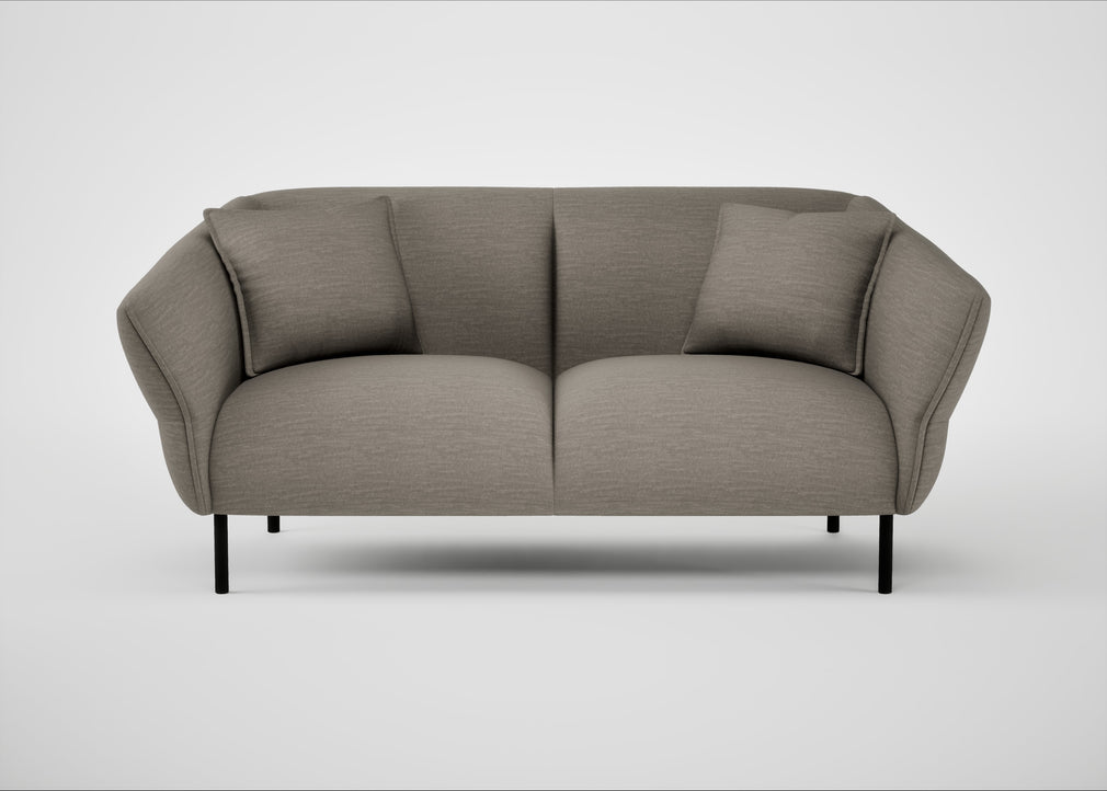 Alto 2 Seater Sofa Broad Weave Pebble