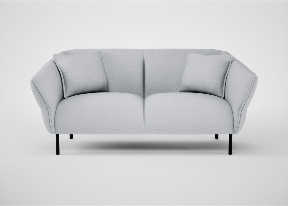 Alto 2 Seater Sofa Broad Weave Tin
