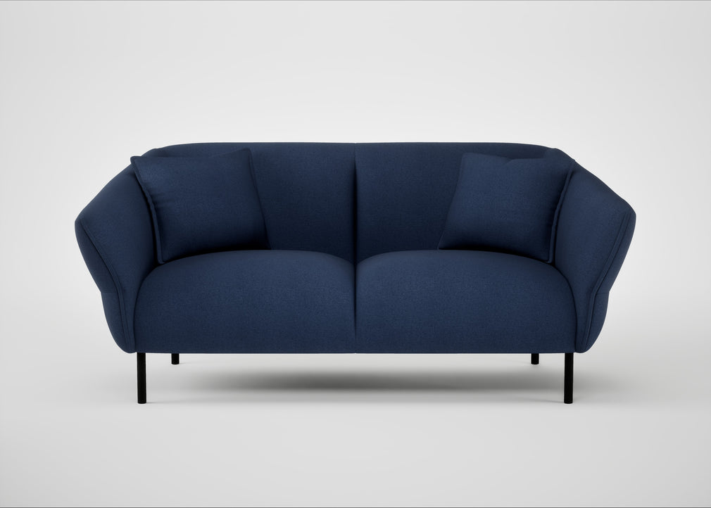 Alto 2 Seater Sofa Capelo Linen-Cotton Inkspot
