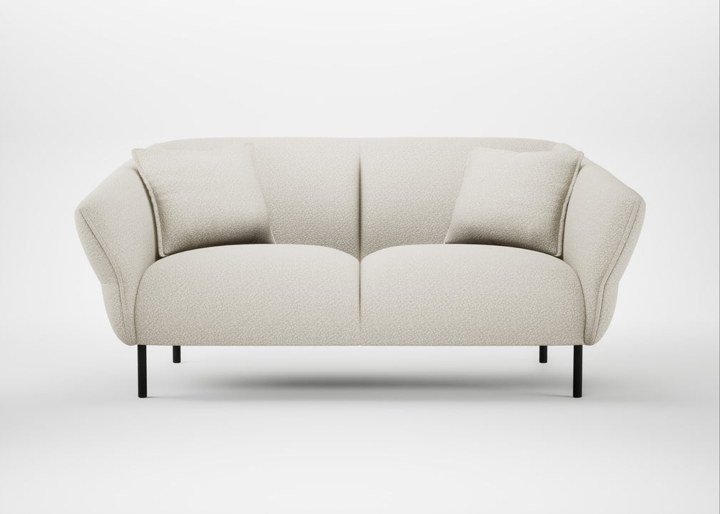 Alto 2 Seater Sofa Chunky Boucle Ecru