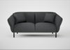 Alto 2 Seater Sofa Melton Wool Granite