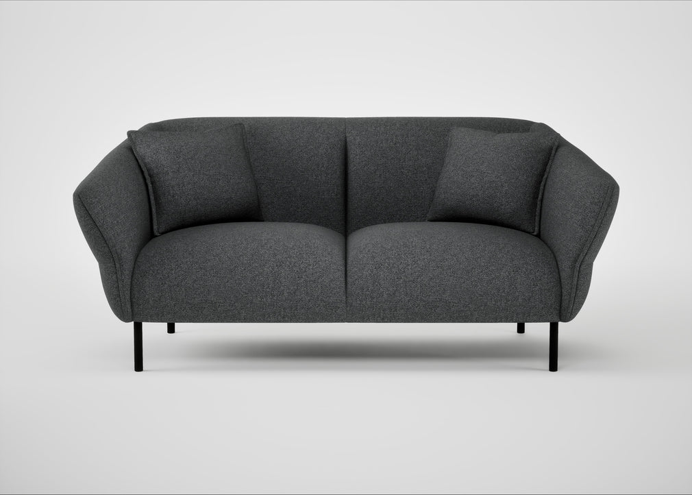 Alto 2 Seater Sofa Melton Wool Granite