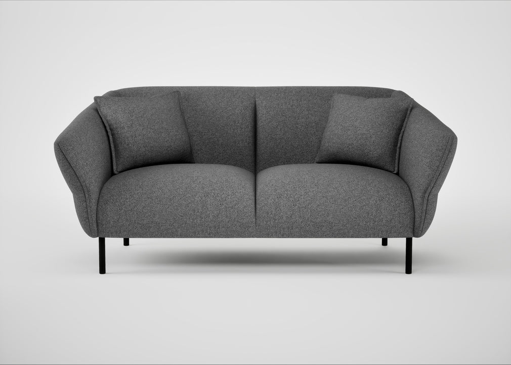 Alto 2 Seater Sofa Melton Wool Shale