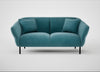 Alto 2 Seater Sofa Smart Luxe Velvet Airforce Blue
