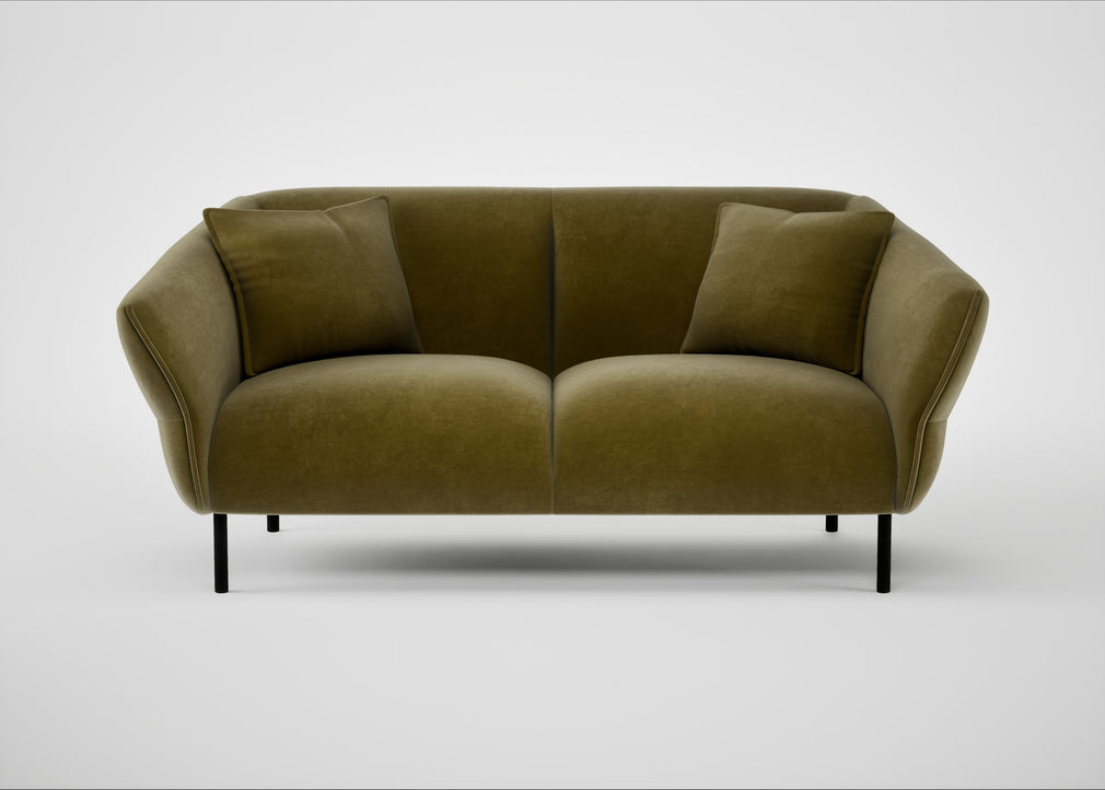 Alto 2 Seater Sofa Smart Luxe Velvet Peridot