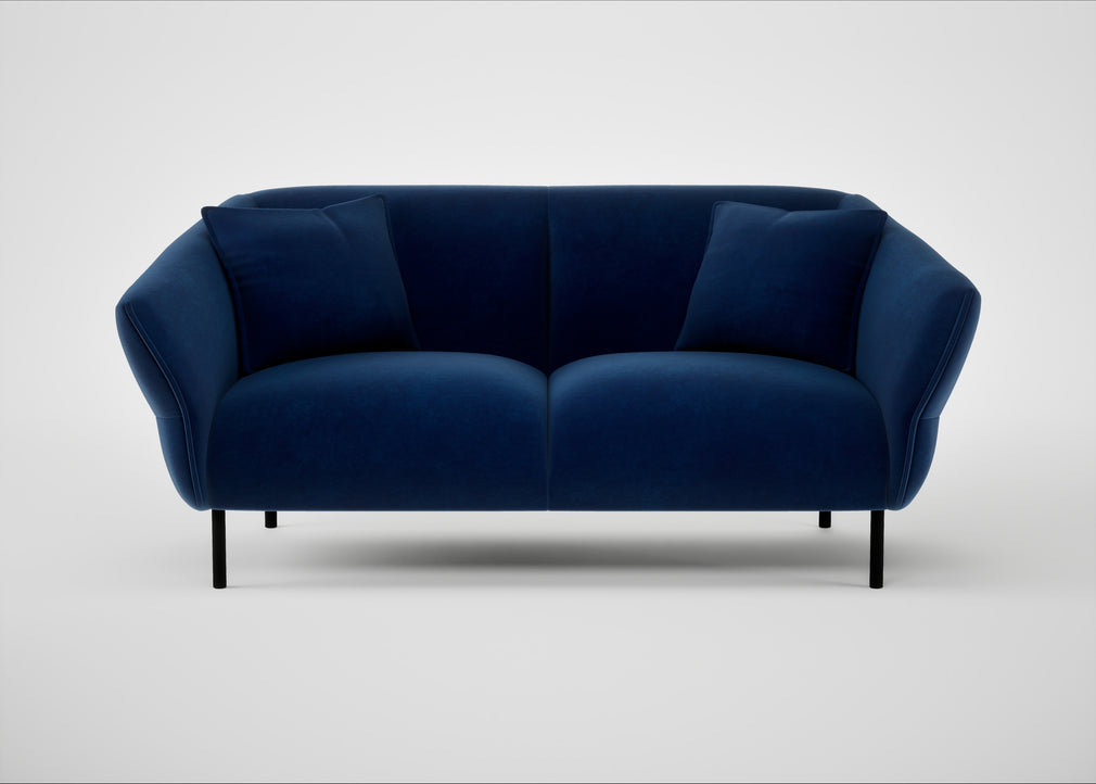 Alto 2 Seater Sofa Smart Velvet Dusk