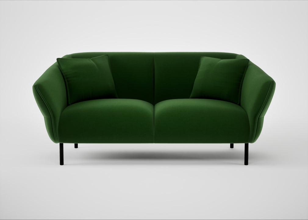 Alto 2 Seater Sofa Smart Velvet Forest