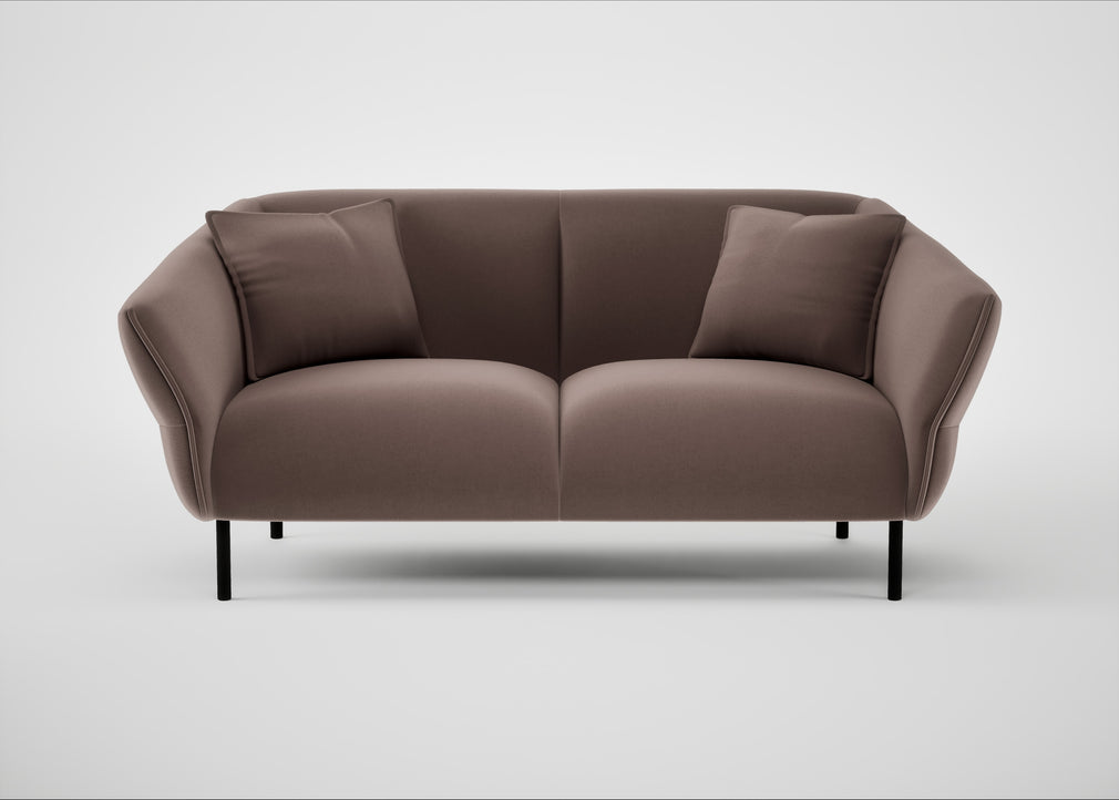 Alto 2 Seater Sofa Smart Velvet Mouse