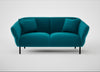 Alto 2 Seater Sofa Cotton Velvet Teal